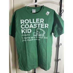 Roller Coaster Kid T-shirt Adult S